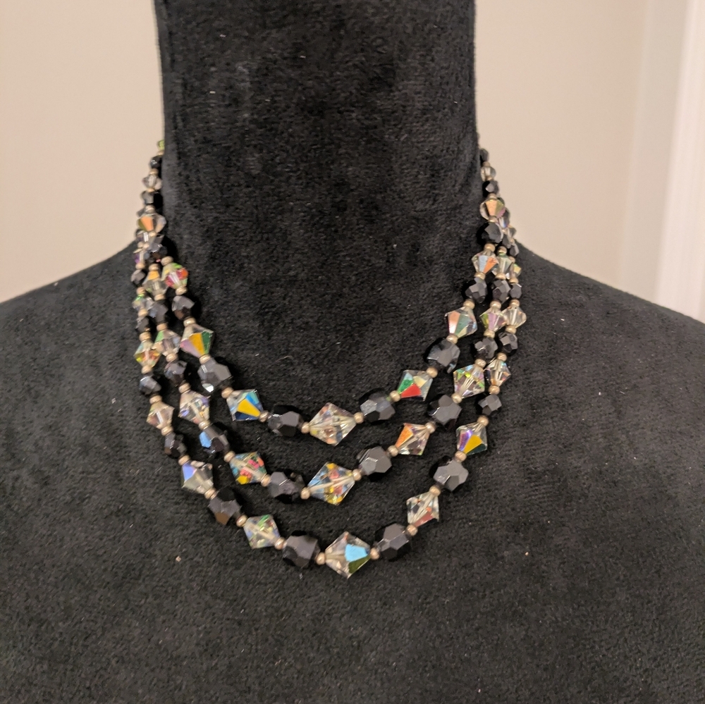 Vintage " Laguna" Triple Strand Necklaces